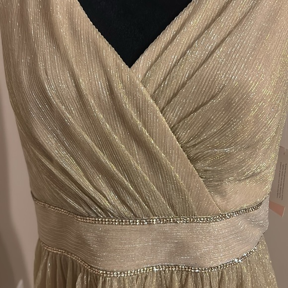 Broomstick glitter champagne dress - Picture 7 of 8